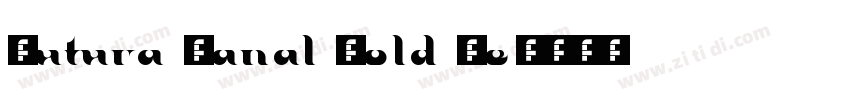 Futura Canal Bold Re字体转换 Futura Canal Bold Re字体转换